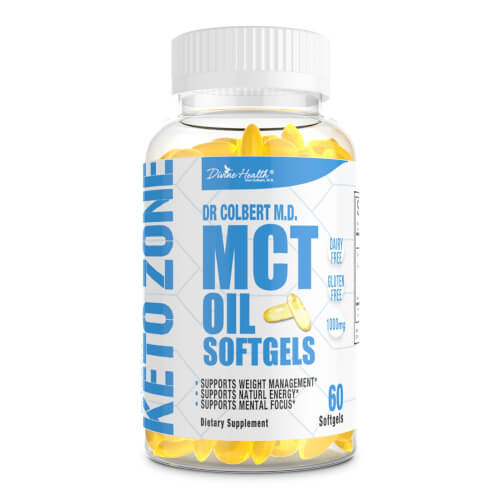 Dr Colbert Keto Zone Maximum MCT Oil  60 softgels