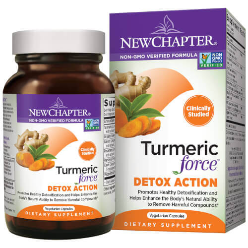 New Chapter Turmeric Force Detox  60 Capsules