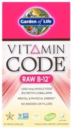 Garden of Life Vitamin Code Raw B-12  30 Capsules